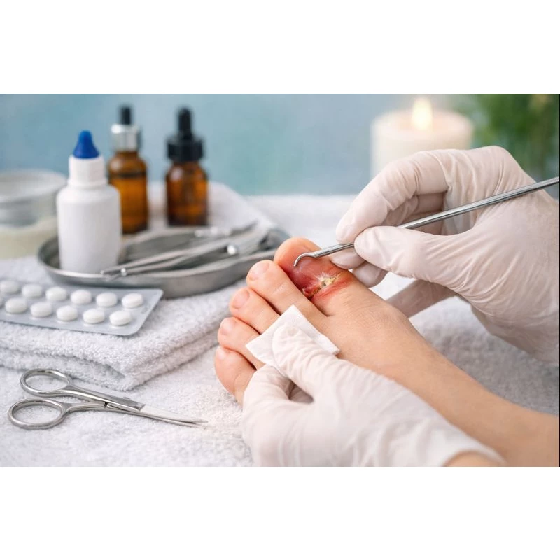 Tratamento para Unha Encravada (Onicocriptose) Inflamada